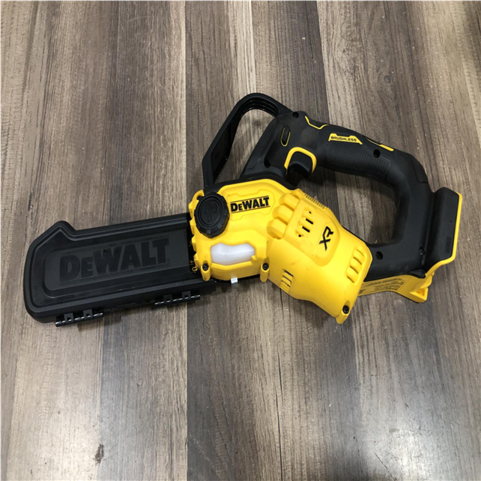 AS-IS DEWALT 20V MASAX 8 in. Brushless Cordless Battery Powered Pruning Chainsaw (Tool Only)