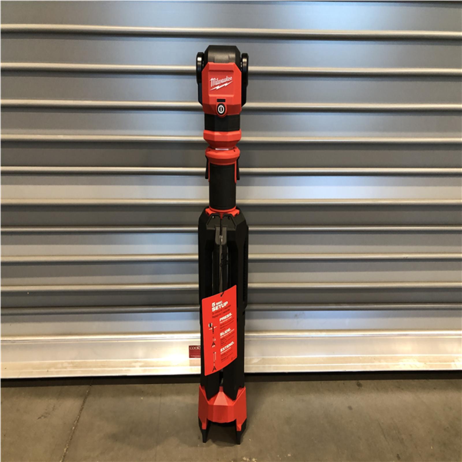 AS-IS Milwaukee 12-Volt Lithium-Ion Cordless 1400 Lumen ROCKET LED Stand Work Light (Tool-Only)