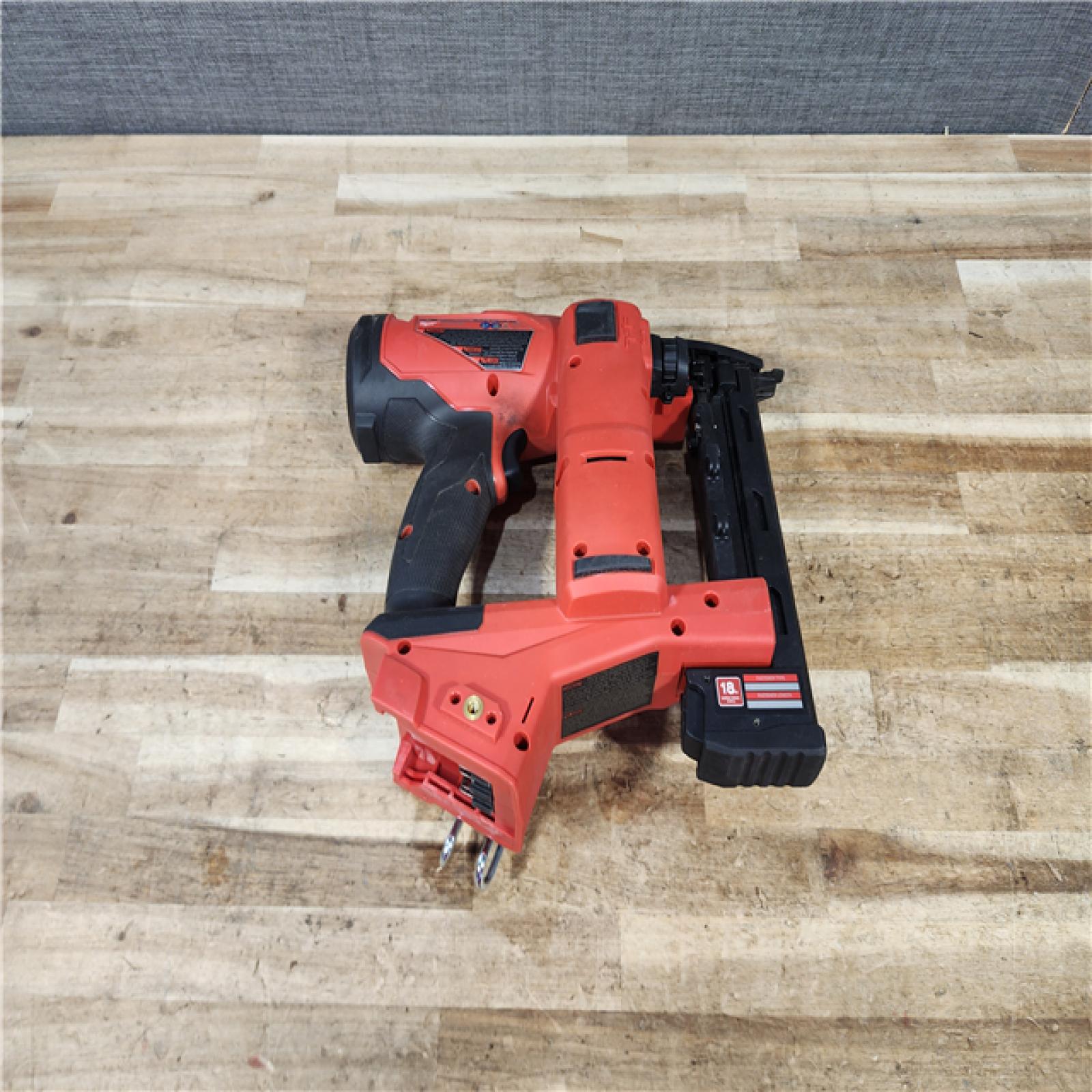 HOUSTON LOCATION - AS - IS Milwaukee FUEL 18-Volt Lithium-Ion Brushless Cordless 18-Gauge 1/4 in. Narrow Crown Stapler (Tool-Only)
