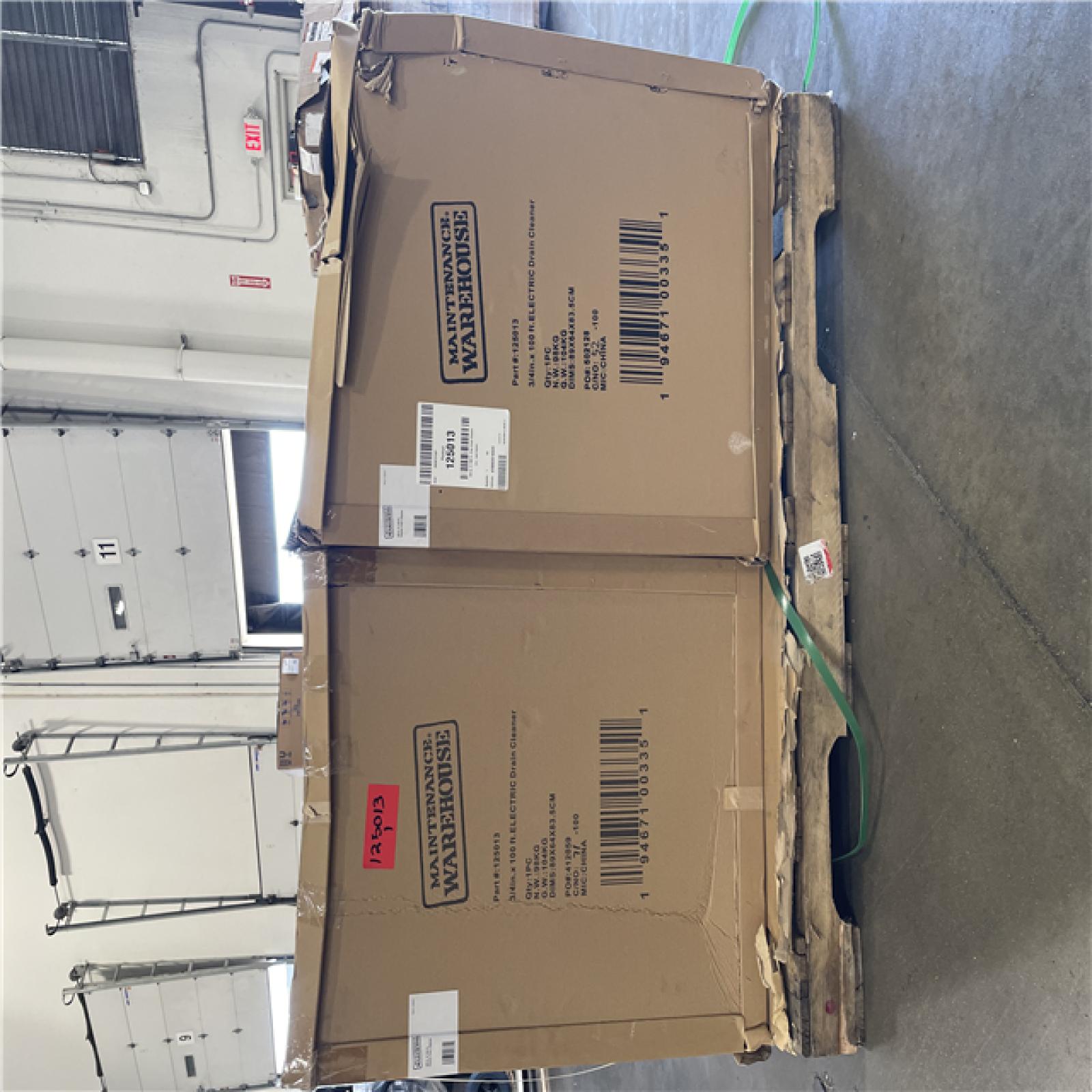 DALLAS LOCATION - AS-IS 3/4 X100 ELECTRIC DRAIN CLEANER PALLET-(2 UNITS)