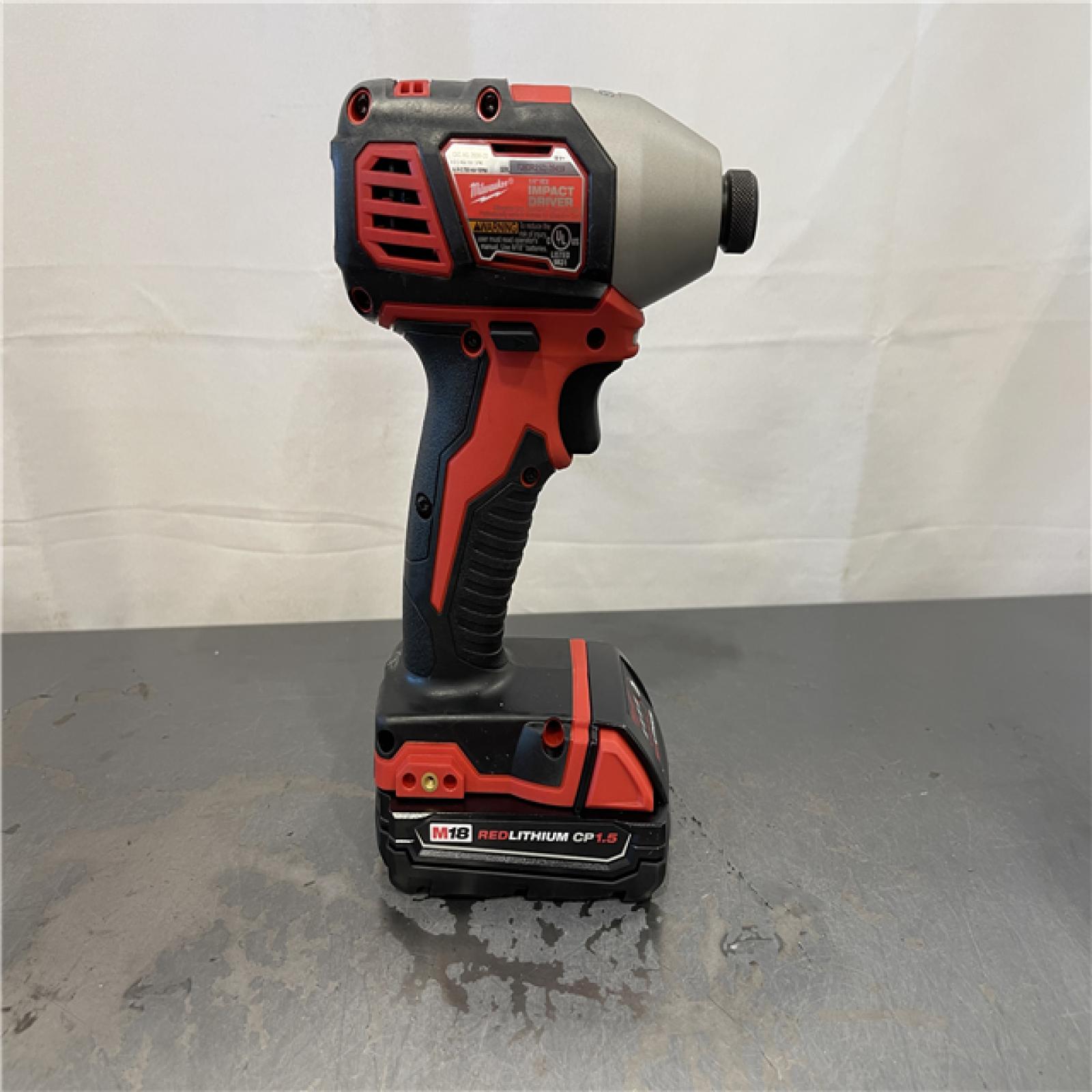 AS-IS - Milwaukee M18 18-Volt Lithium-Ion Cordless 1/4 in. Hex Impact Driver Kit