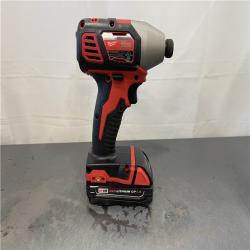 AS-IS - Milwaukee M18 18-Volt Lithium-Ion Cordless 1/4 in. Hex Impact Driver Kit