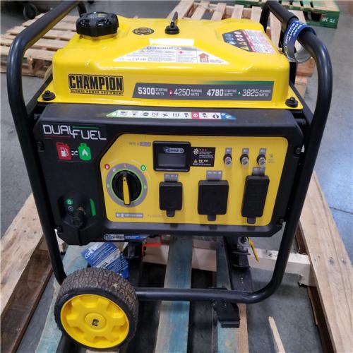 CALIFORNIA AS-IS CHAMPION PORTABLE GENERATOR