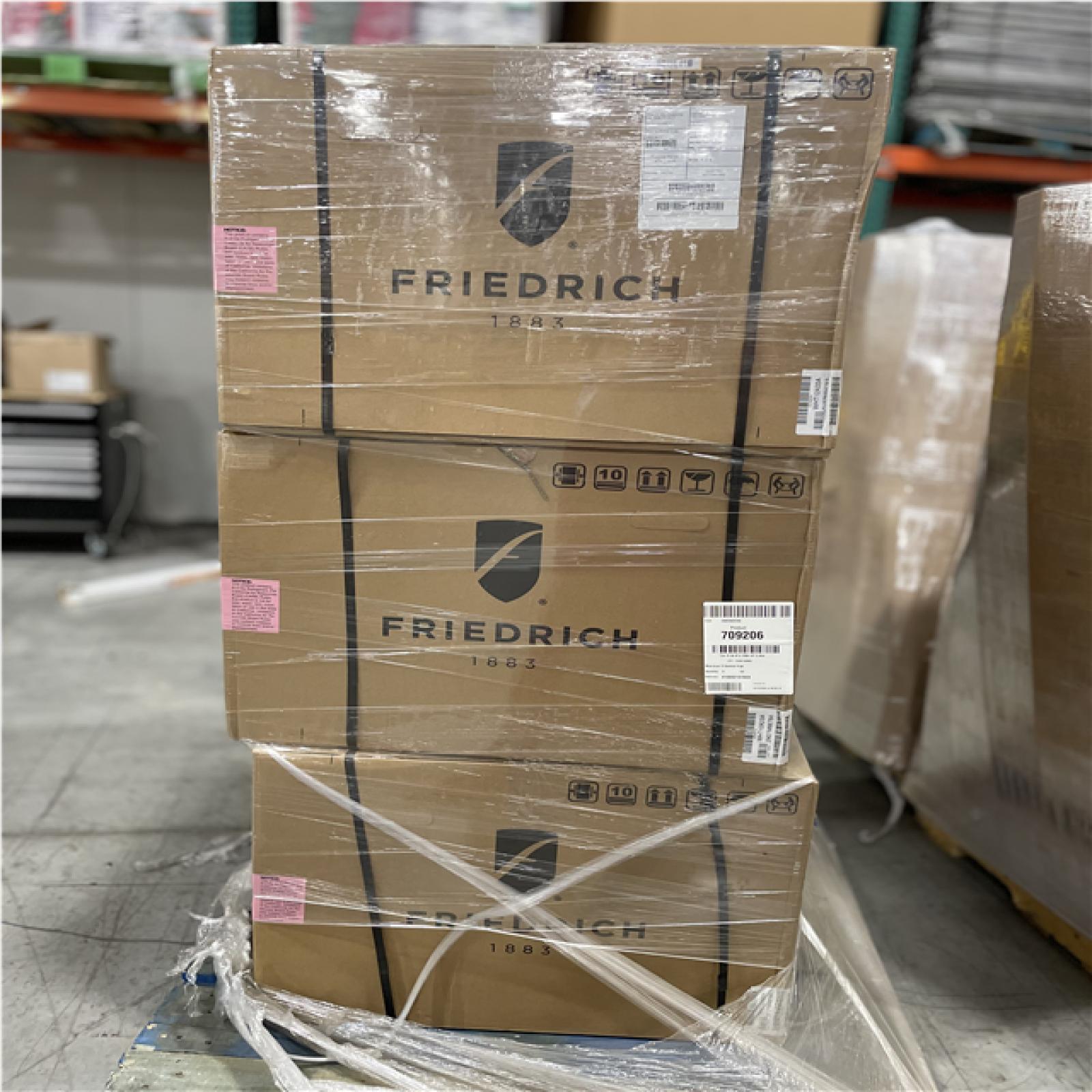 DALLAS LOCATION - Friedrich WallMaster Wall Air Conditioner W/ Heat Pump  1215 Watt  230V  11300 BTU PALLET-(3 UNITS)