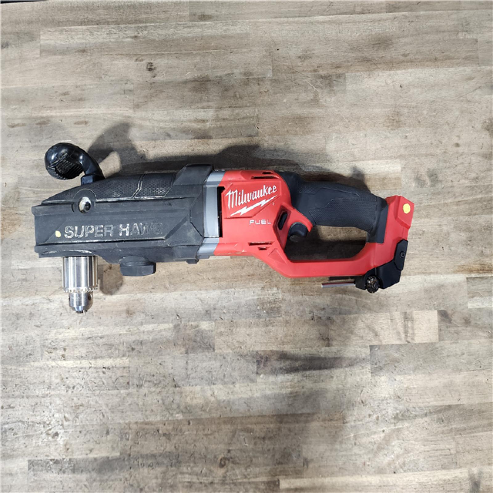 HOUSTON LOCATION - AS-IS Milwaukee M18 18V Fuel 1/2 Right Angle Drill Super Hawg Cordless Lithium-Ion 2809-20 (TOOL ONLY)