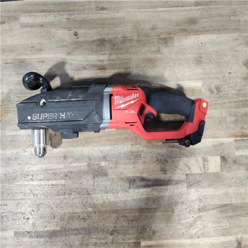 HOUSTON LOCATION - AS-IS Milwaukee M18 18V Fuel 1/2 Right Angle Drill Super Hawg Cordless Lithium-Ion 2809-20 (TOOL ONLY)