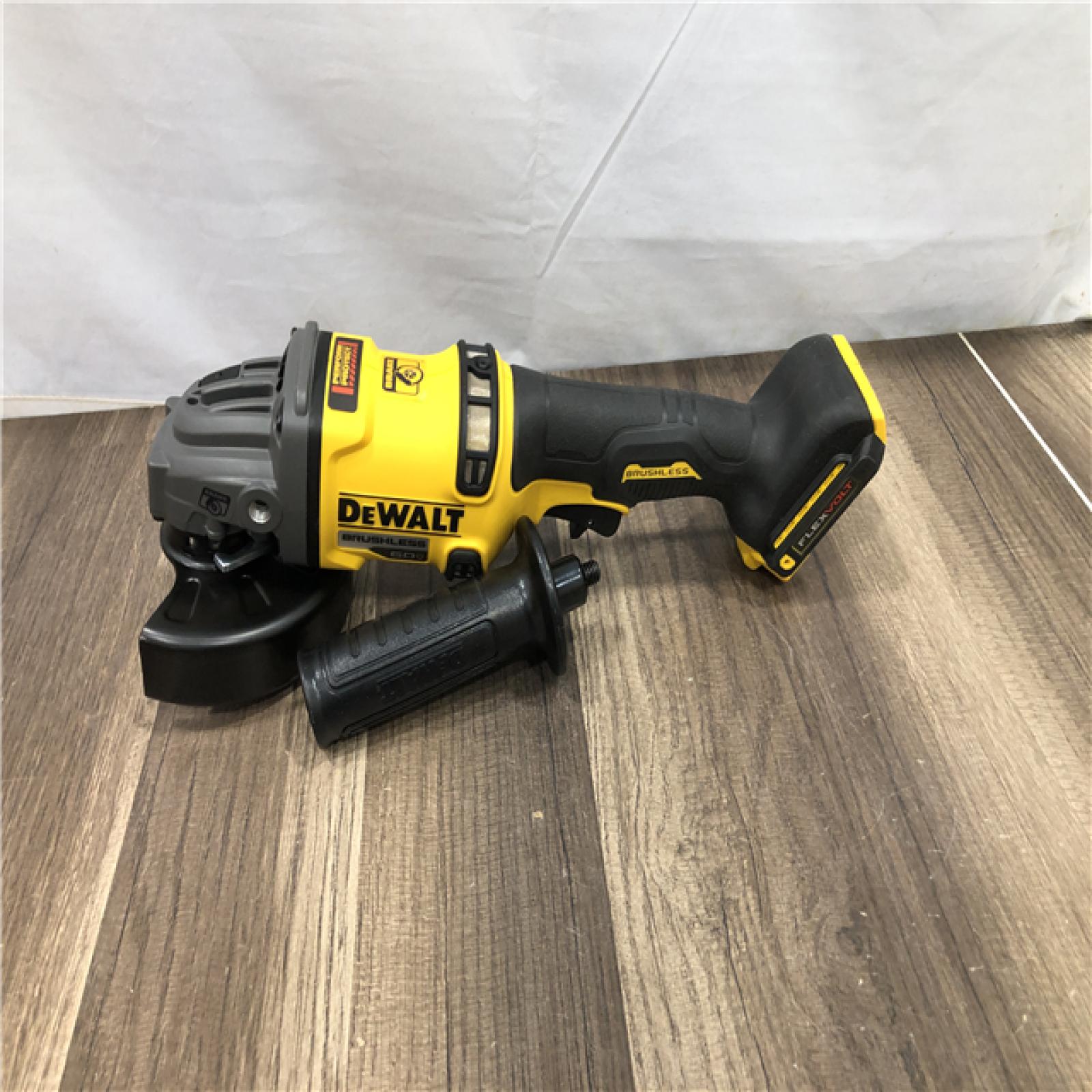 AS-IS DEWALT FLEXVOLT 60V MAX Cordless Brushless 4.5 in. to 6 in. Small Angle Grinder with Kickback Brake (Tool Only)