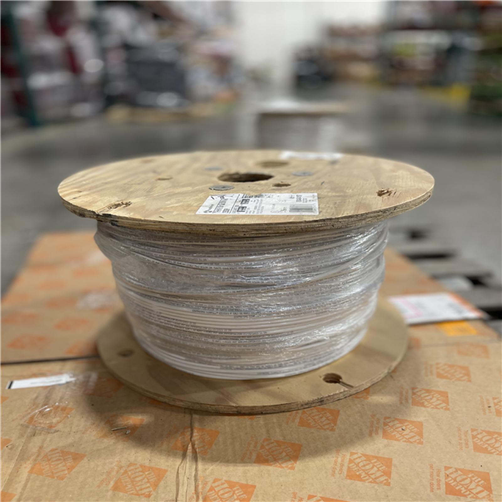 DALLAS LOCATION - AS-IS Southwire 2,500 ft. 6 White Stranded CU SIMpull THHN Wire (SEE NOTES)