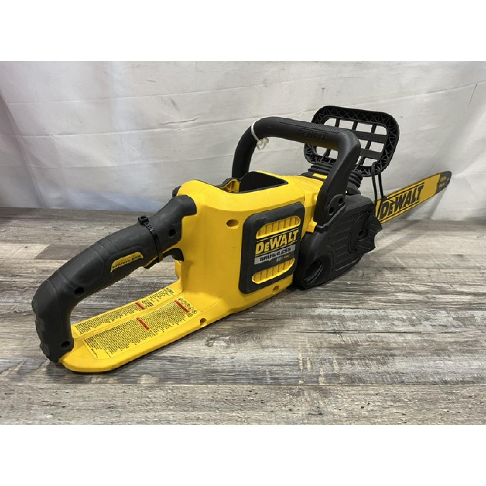 AS-IS DEWALT FLEXVOLT 60V MAX 16in. Brushless Cordless Chainsaw (Tool Only)