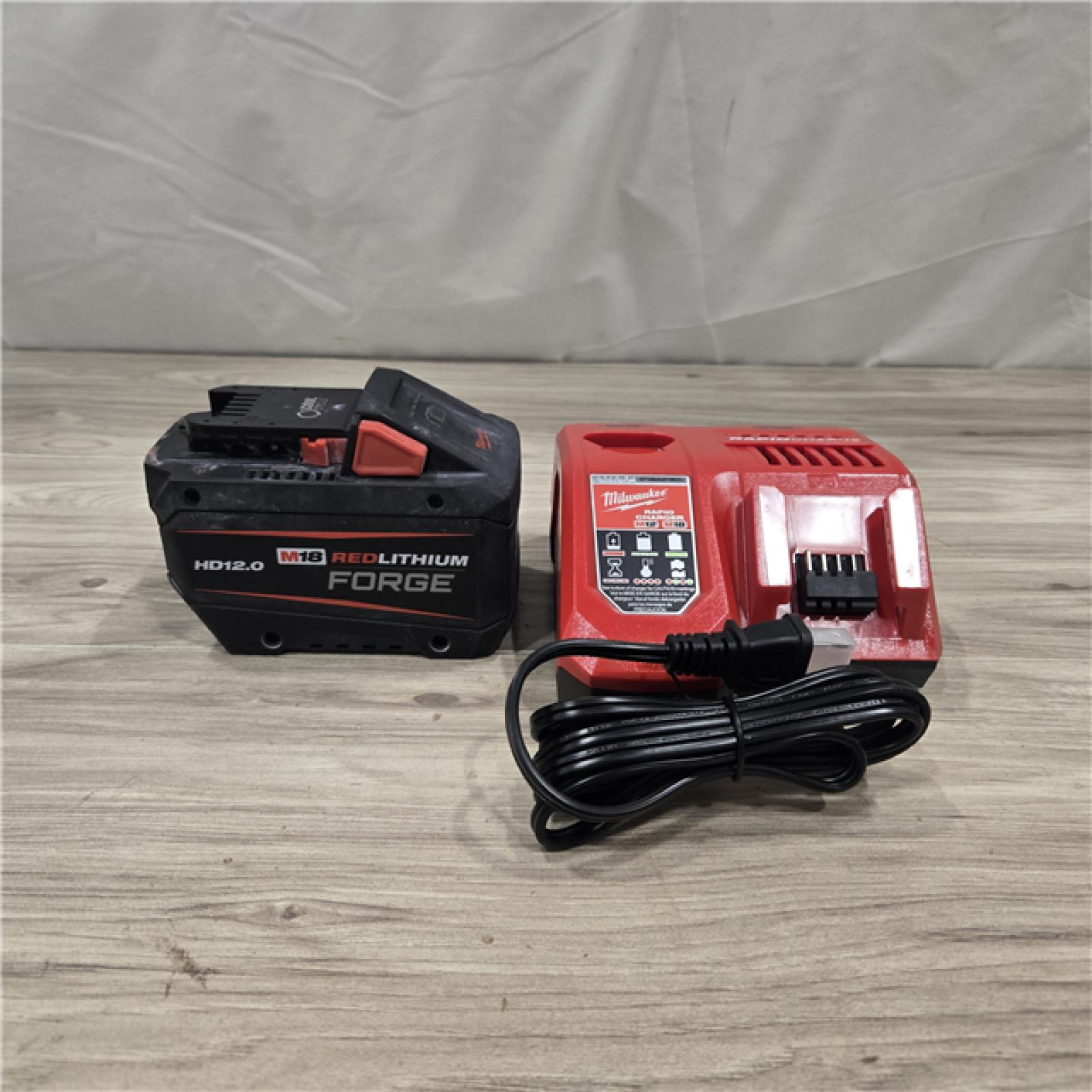 AS-IS Milwaukee 48-59-1813GB M18 18V REDLITHIUM FORGE Battery Starter Kit