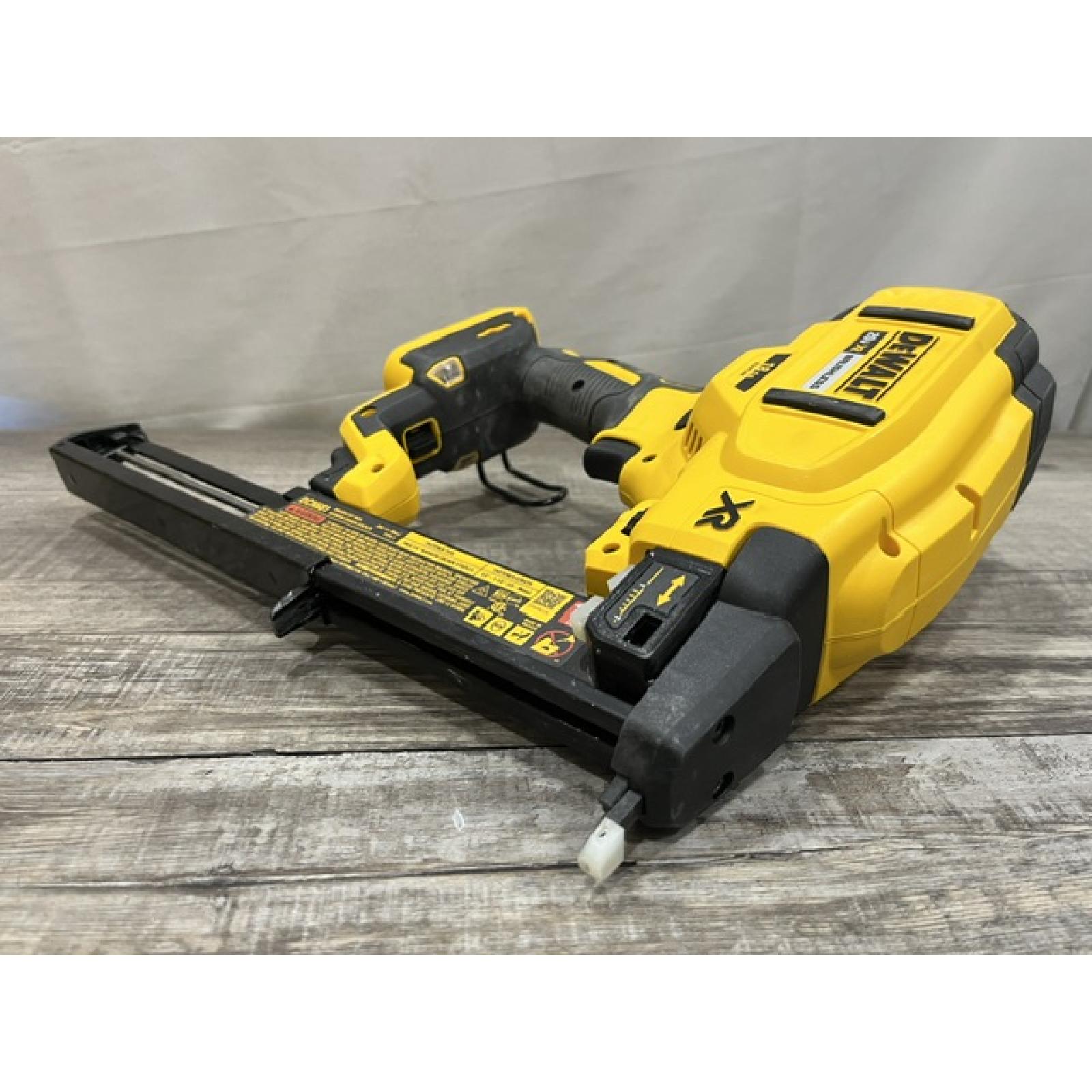 AS-IS DEWALT Cordless 18-Gauge Narrow Crown Stapler (Tool Only)