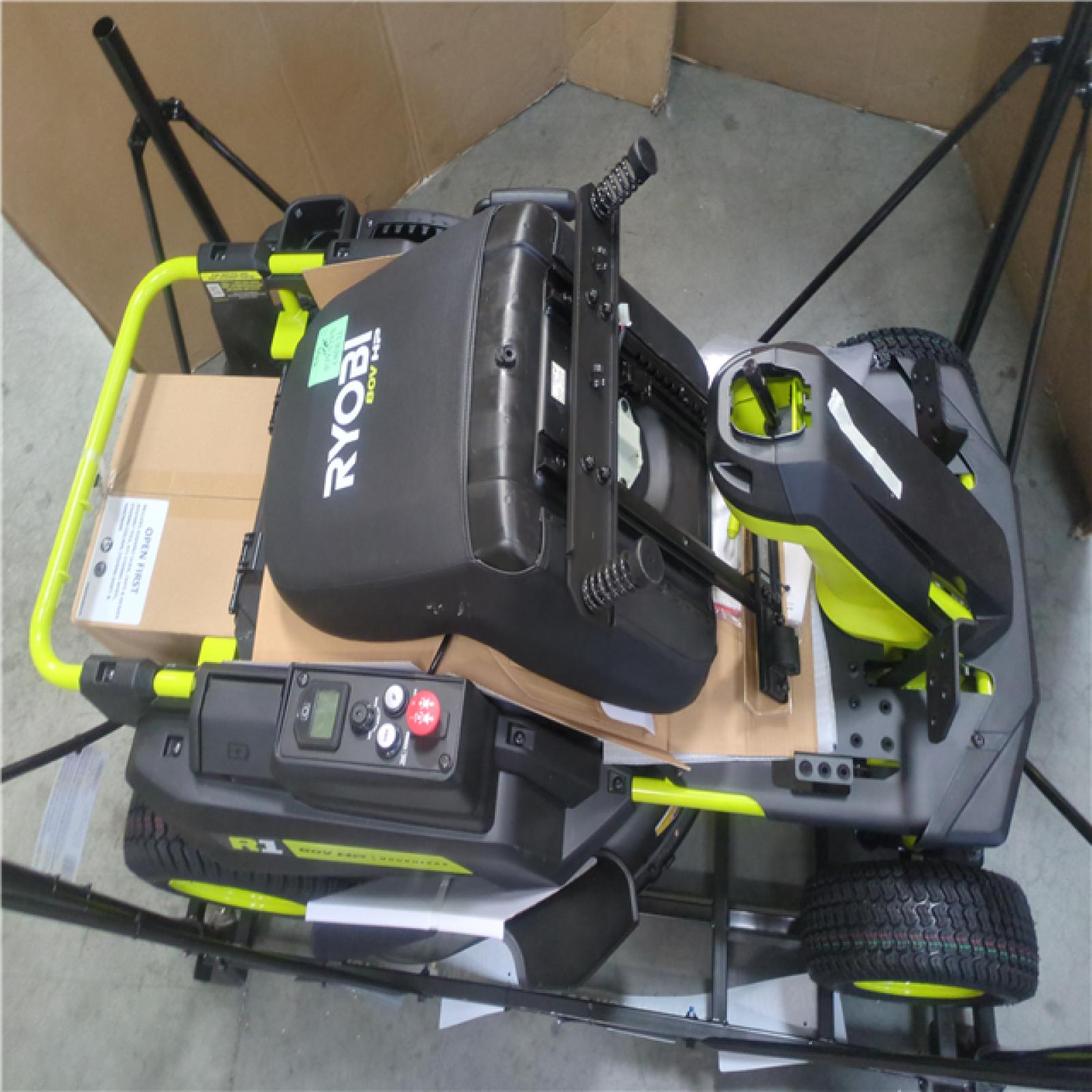 CALIFORNIA AS-IS RYOBI SITDOWN LAWNMOWER