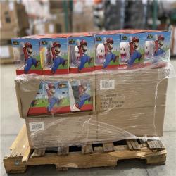 DALLAS LOCATION - Super Mario Boo  King Boo & Luigi Exclusive Figure 3-Pack [Glow-in-the-Dark] PALLET -(54 UNITS)