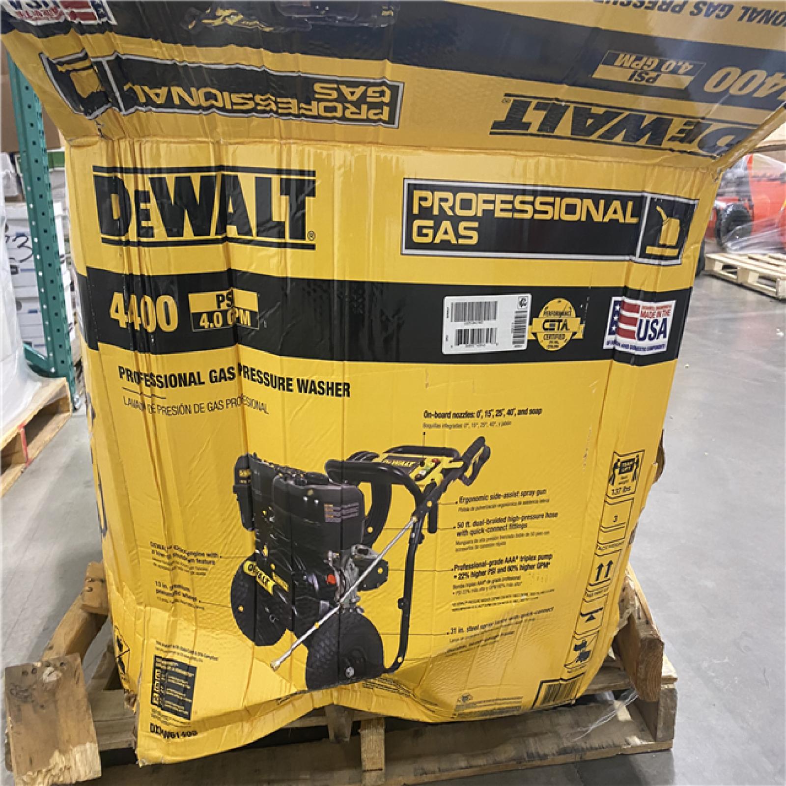 Dallas Location - As-Is DEWALT 4400 PSI 4.0 GPM Gas Pressure Power Washer