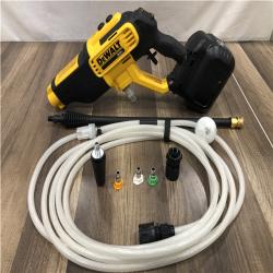 AS-IS DEWALT 20V MAX 550 PSI 1.0 GPM Cold Water Cordless Power Cleaner with 4-Nozzles (Tool Only)
