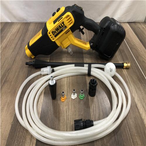 AS-IS DEWALT 20V MAX 550 PSI 1.0 GPM Cold Water Cordless Power Cleaner with 4-Nozzles (Tool Only)