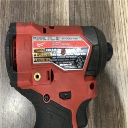 AS-IS Milwaukee  FUEL 12V Lithium-Ion Brushless Cordless 1/4 in. Hex Impact Driver (Tool-Only)