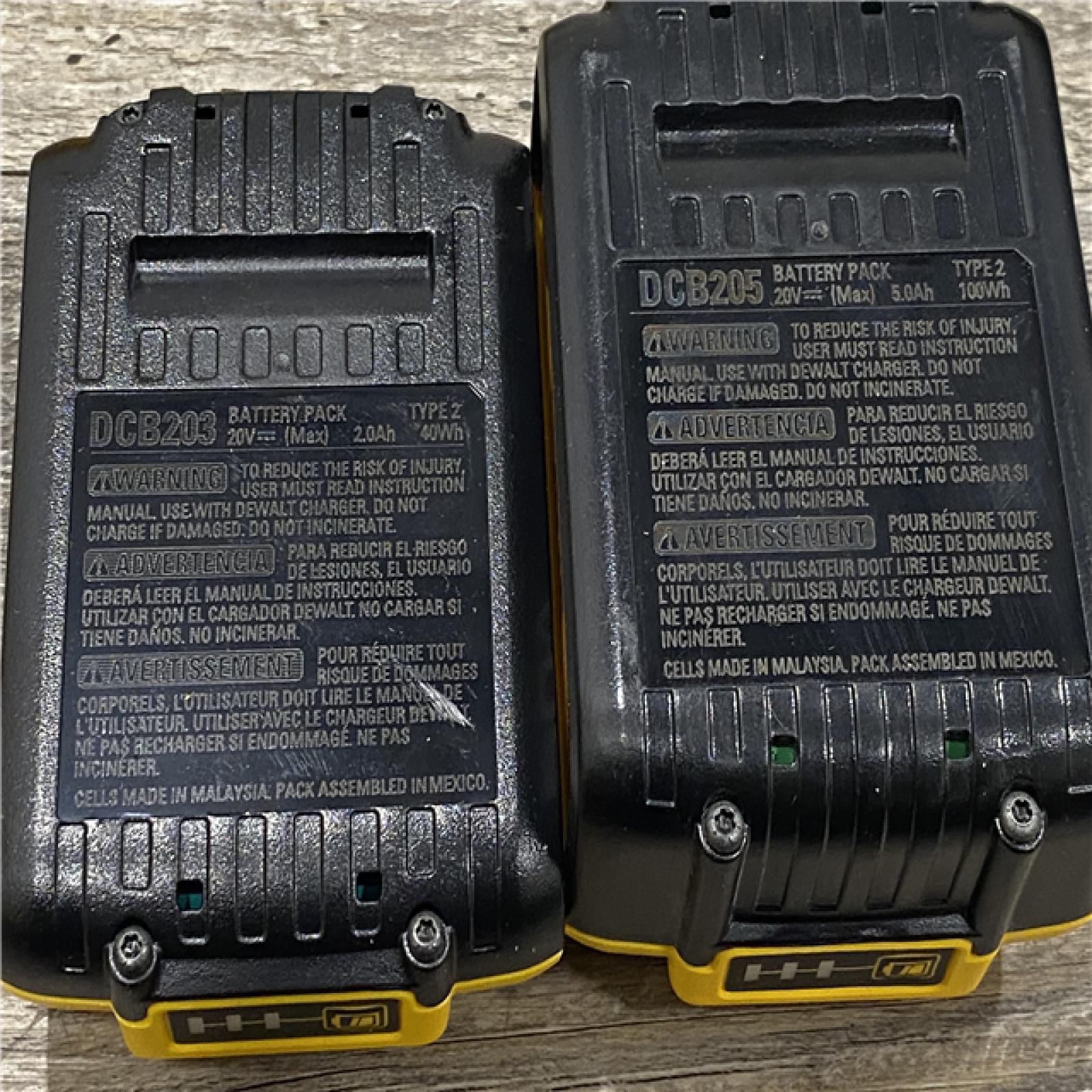 AS-IS DEWALT ATOMIC 20V MAX Lithium-Ion Cordless 2-Tool Combo Kit