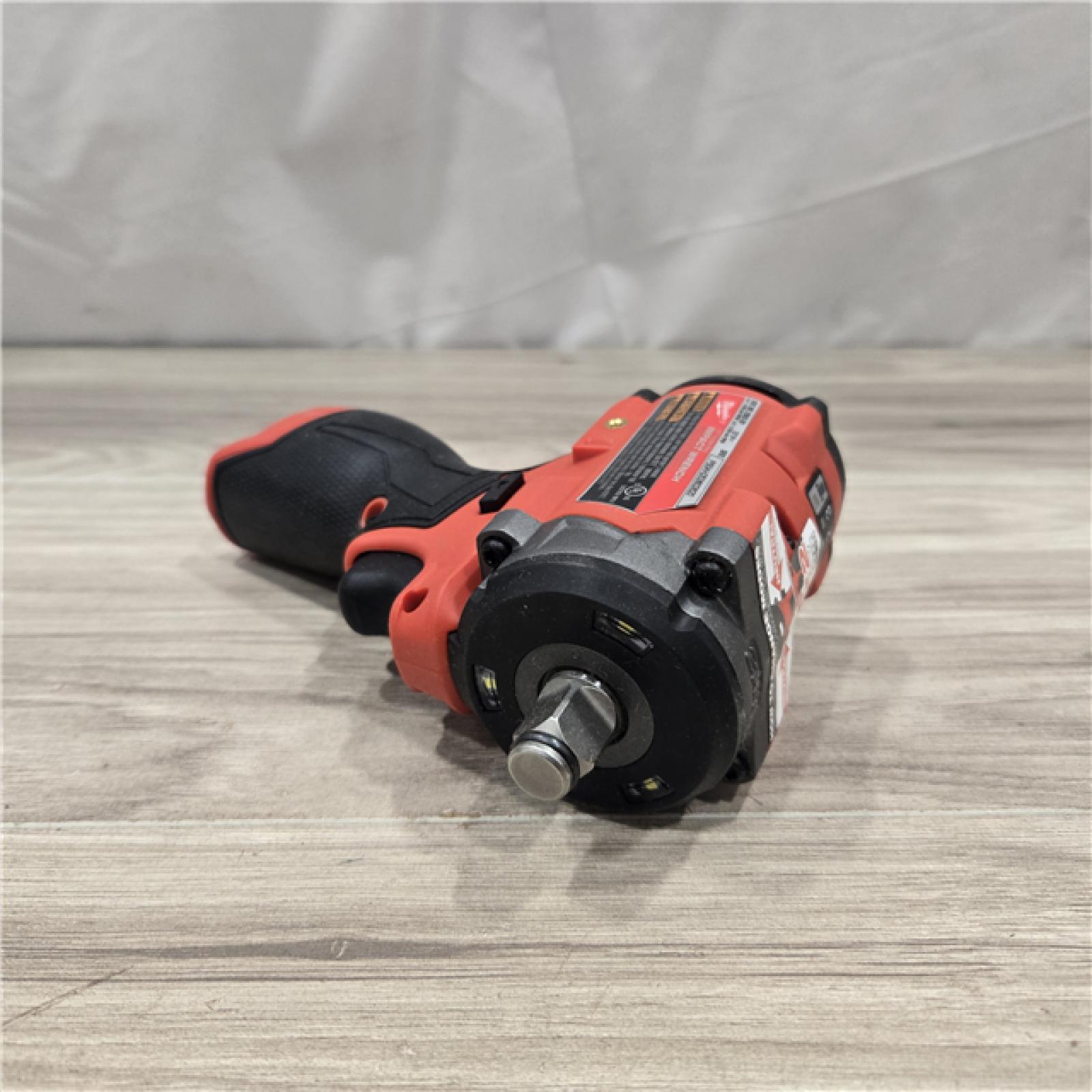AS-IS Milwaukee M12 FUEL 12V Cordless Stubby 1/2 in. Impact Wrench (Tool-Only)