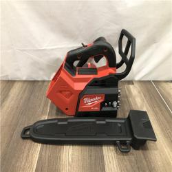 AS-IS Milwaukee  FUEL 14 in. 18V Lithium-Ion Brushless Cordless Battery Top Handle Chainsaw (Tool Only)