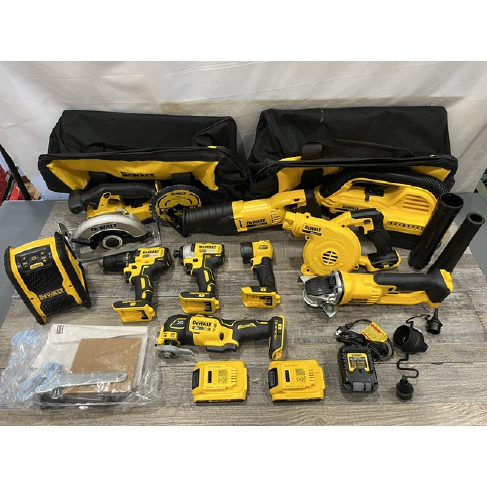 AS-IS DEWALT 20-Volt Max Lithium-Ion (10-Tool) Cordless Combo Kit