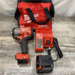 AS-IS Milwaukee FUEL 18V Lithium-Ion Brushless Cordless 1/2 in. Impact Wrench w/Friction Ring Kit