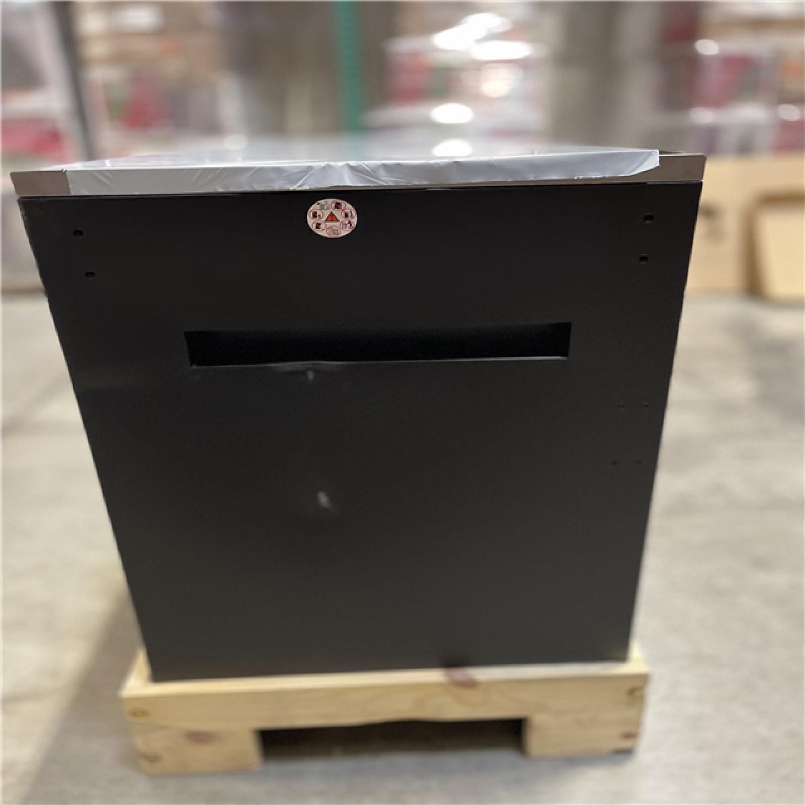 DALLAS LOCATION- AS-IS Husky 84 in. W x 24 in. D 9-Drawer Mobile Workbench with Stainless Steel Top in Matte Black