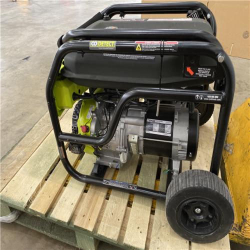 Houston Location - AS-IS Ryobi 6,500 Running Watt 8,125 Starting Watt Gasoline Powered Generator