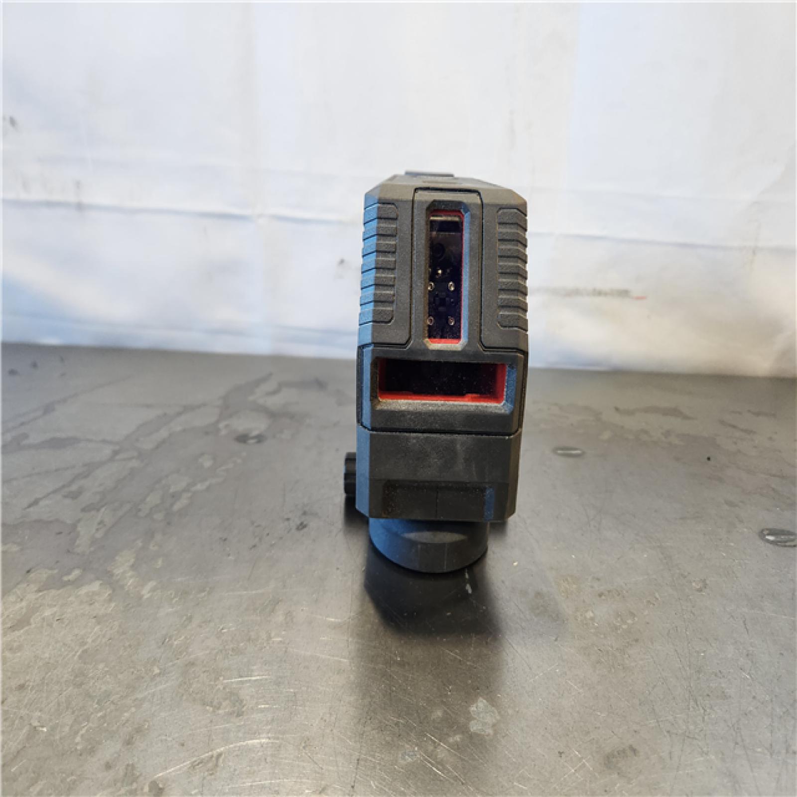 AS-IS- Milwaukee Green 100 ft. Cross Line and Plumb Points Rechargeable Laser Level Kit