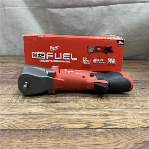 AS-IS Milwaukee 2564-20 M12 FUEL 12-Volt Lithium-Ion Brushless Cordless 3/8 in. Right Angle Impact Wrench