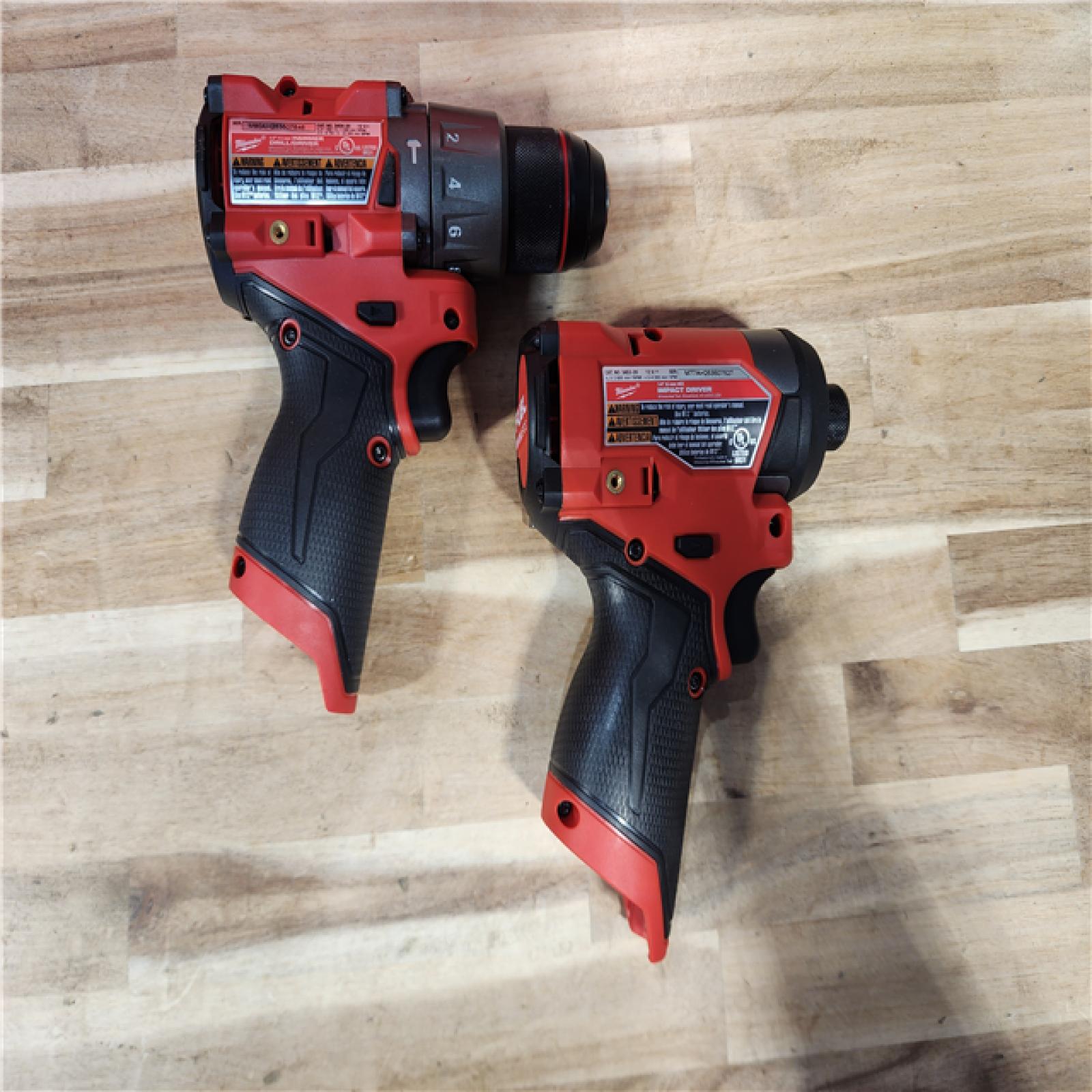 HOUSTON LOCATION - AS-IS (APPEARS LIKE NEW) Milwaukee FUEL 12-Volt Lithium-Ion Brushless Cordless Hammer Drill and Impact Driver Combo Kit
