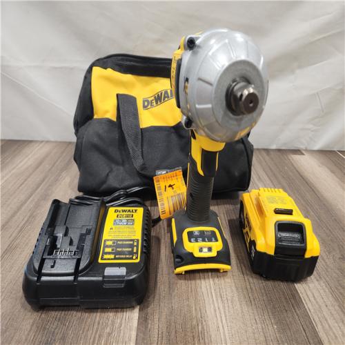 AS-IS DEWALT 20V MAX Lithium-Ion Cordless 1/2 in. Impact Wrench Kit