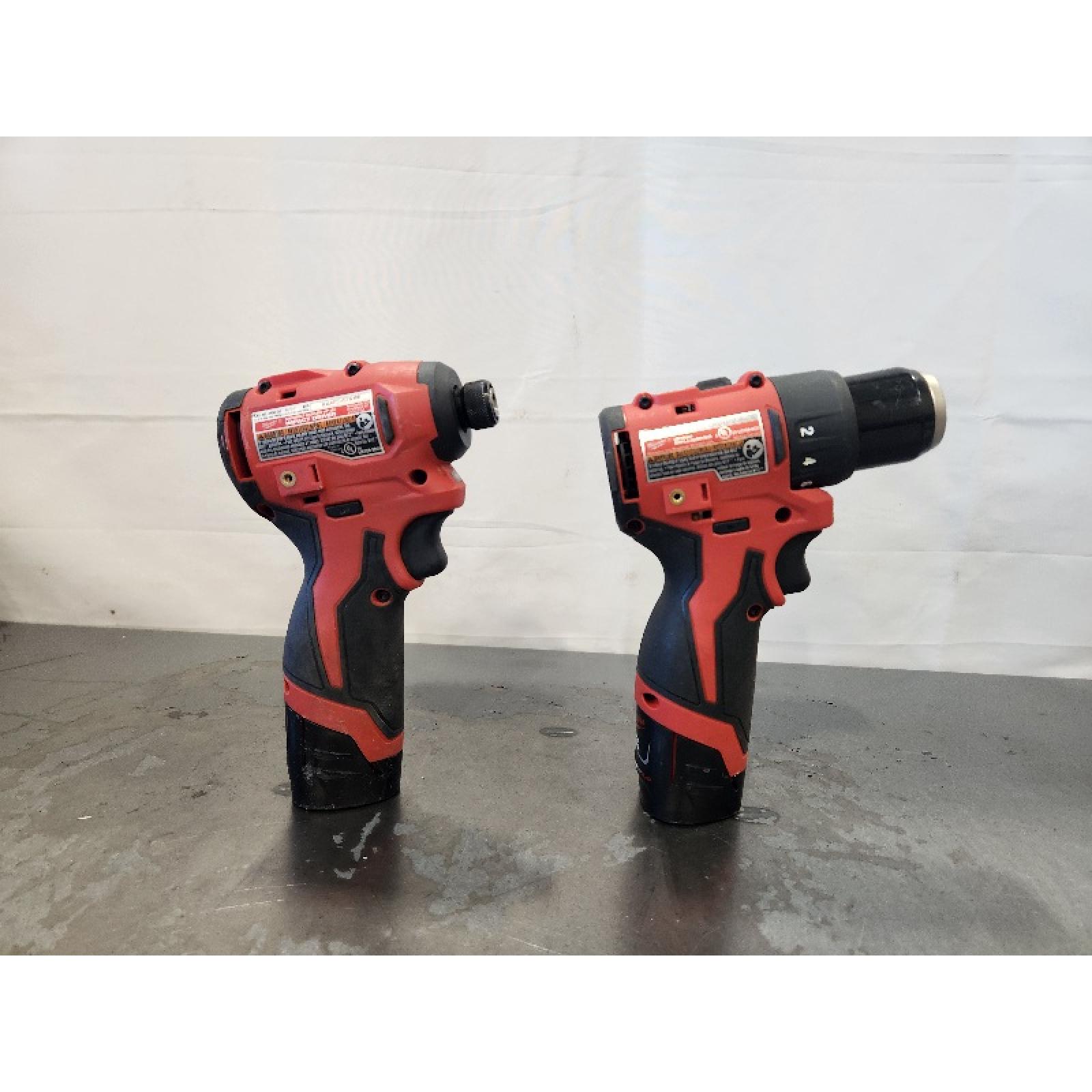AS-IS- Milwaukee M12 Cordless Brushless 2 Tool Combo Kit
