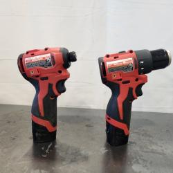 AS-IS- Milwaukee M12 Cordless Brushless 2 Tool Combo Kit