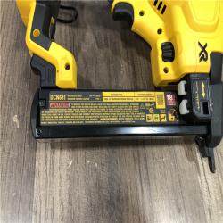 AS-IS DEWALT 20V MAX XR Lithium-Ion Cordless 18-Gauge Narrow Crown Stapler (Tool Only)