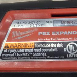 AS-IS Milwaukee M12 12V Cordless PEX Expansion Tool Kit