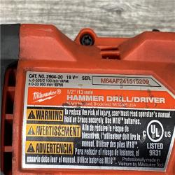 AS-IS Milwaukee FUEL 18V Lithium-Ion Brushless Cordless Hammer Drill and Impact Driver Combo Kit