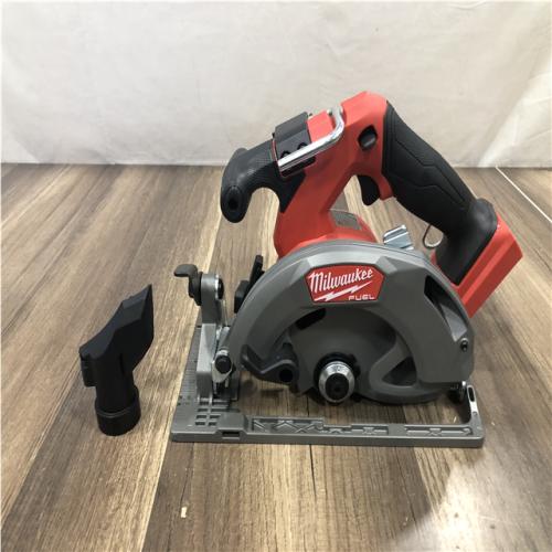 AS-IS Milwaukee FUEL 18V Lithium-Ion Brushless Cordless 6-1/2 in. Circular Saw (Tool-Only)