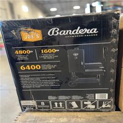 DALLAS LOCATION -  OKLAHOMA JOE'S Bandera Vertical Offset Charcoal Smoker and Grill with 992 sq. in. Cooking Area in Black