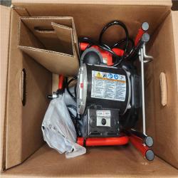 Phoenix NEW RIDGID K-400 Drain Cleaning Snake Auger 120-Volt Drum Machine with C-32IW 3/8 in. x 75 ft. Cable (No Tool Set & Gloves)
