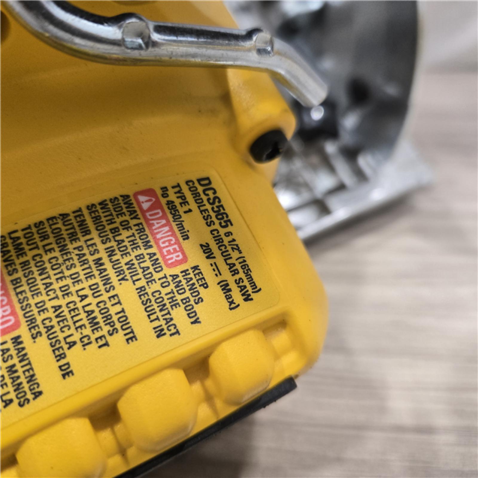 AS-IS DeWALT DCS565B 20V Max 6.5 Cordless Circular Saw (TOOL ONLY)
