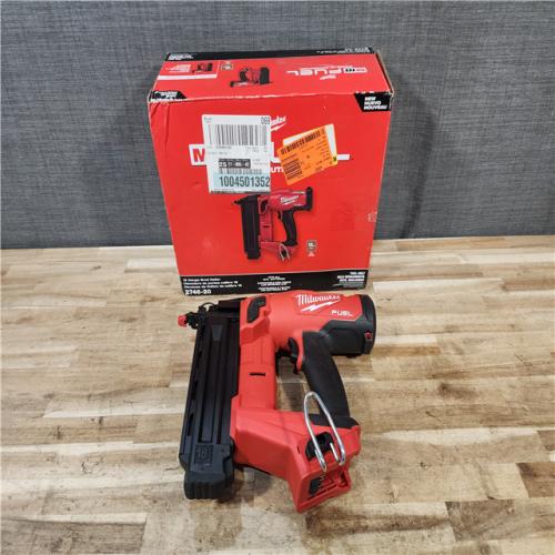 HOUSTON LOCATION - AS-IS Milwaukee FUEL 18-Volt Lithium-Ion Brushless Cordless Gen II 18-Gauge Brad Nailer (Tool-Only)