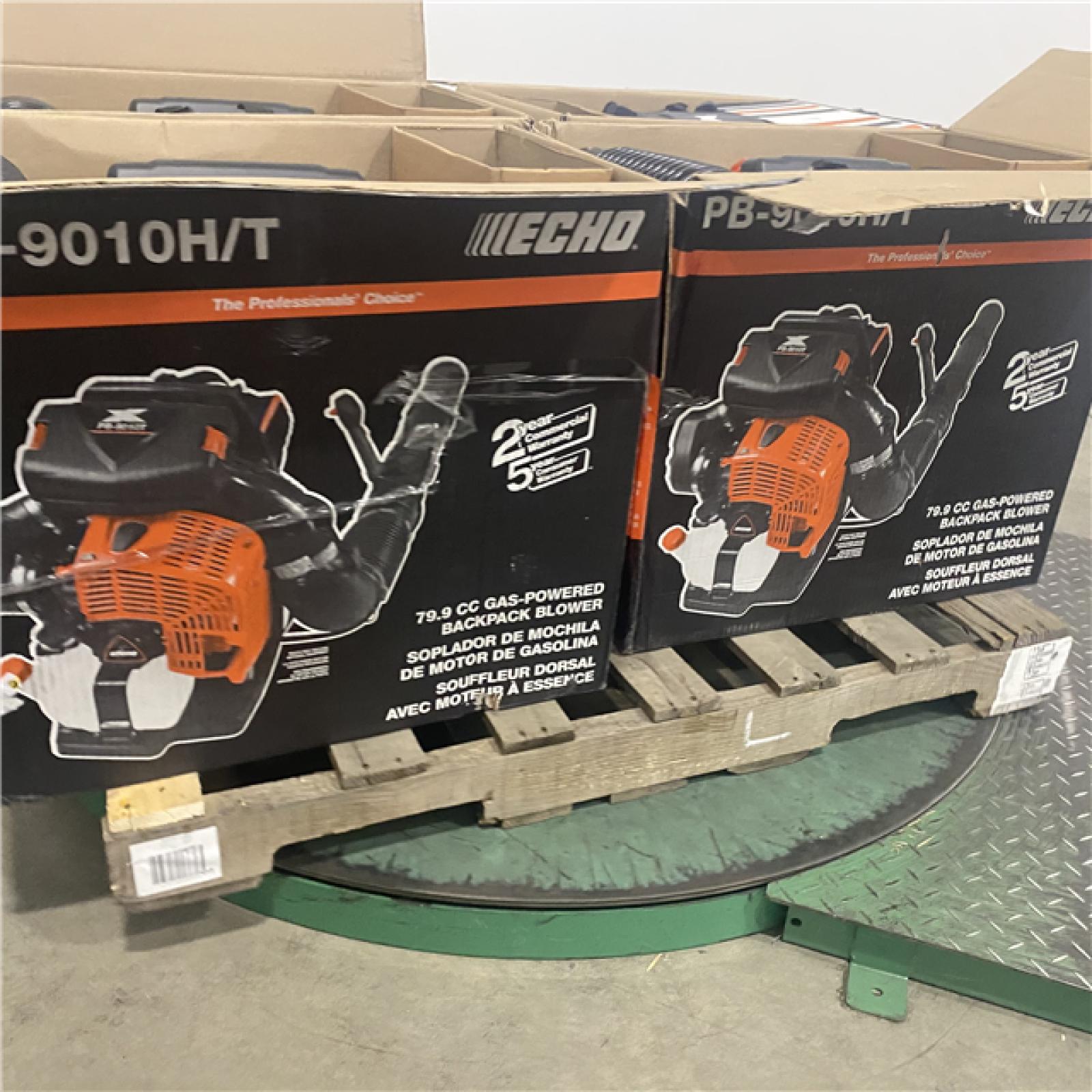 Dallas Location - As-Is Shop ECHO 220 MPH 1110 CFM 79.9 cc Gas 2-Stroke X Series Backpack Blower (Lot Of 4)