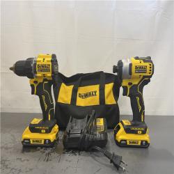 AS-IS- DEWALT ATOMIC 20-Volt MAX Lithium-Ion Cordless Combo Kit