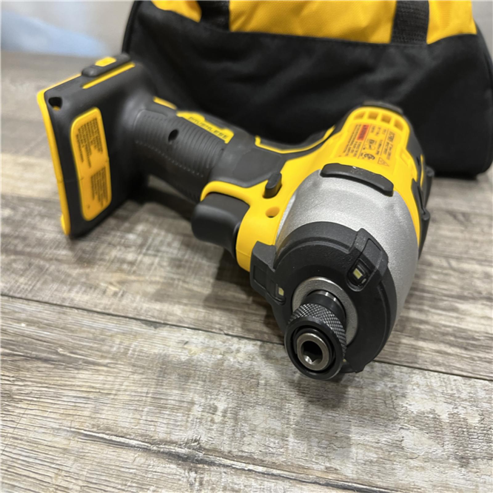AS-IS DEWALT Atomic 20V Max Lithium-Ion Brushless Cordless Compact 1/4 in. Impact Driver Kit