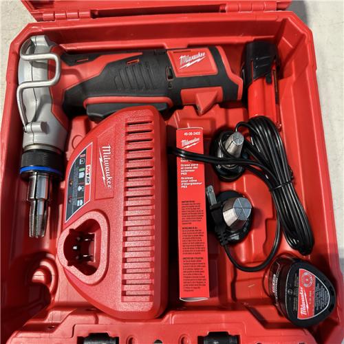 California AS-IS Milwaukee M12 Propex Expansion Tool Kit, includes (2) Batteries, Charger & Hard Case