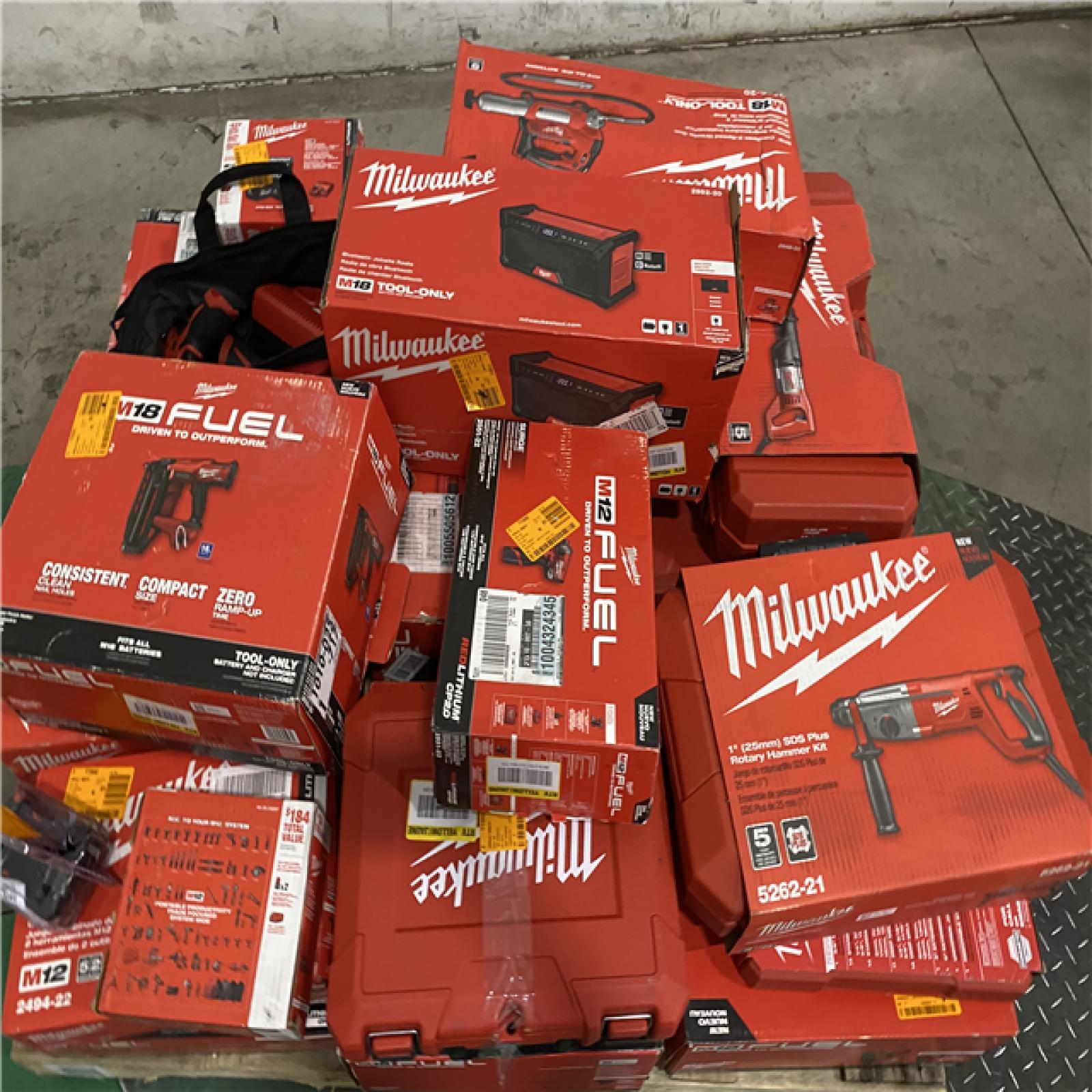 Dallas Location - As-Is MILWAUKEE Tool Pallet