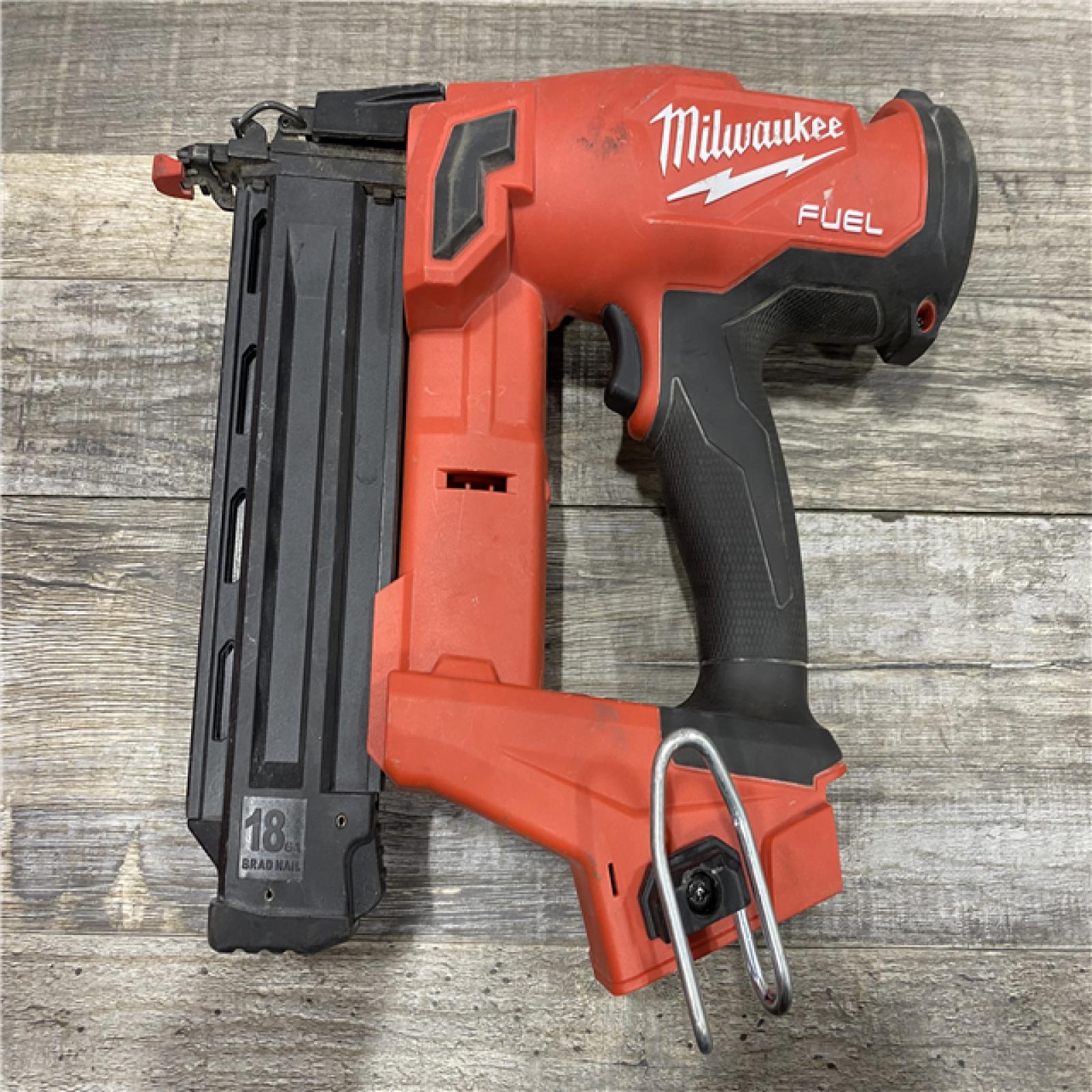 AS-IS Milwaukee FUEL 18-Volt Lithium-Ion Brushless Cordless Gen II 18-Gauge Brad Nailer (Tool-Only)