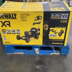 As-Is -DEWALT 2x20V MAX 21 in. Cordless Battery Powered Push Lawn Mower Kit with (2) 10 Ah Batteries and Chargers