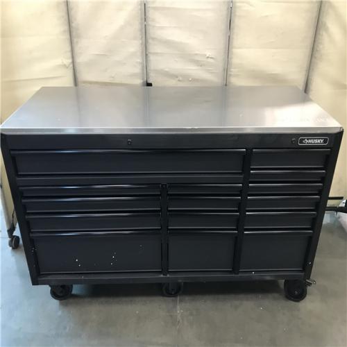 California AS-IS Husky 72 In. 15-Drawer Mobile Workbench